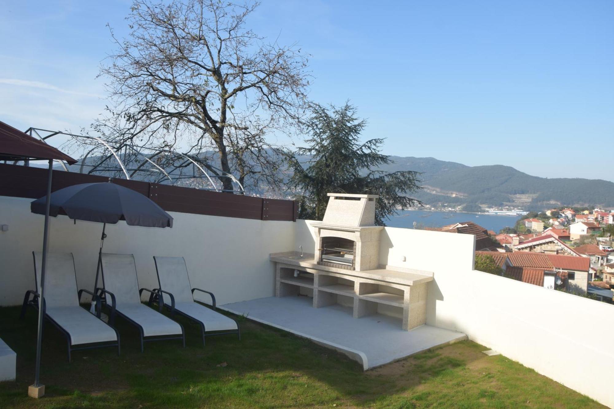 Casa En Chapela, Con Vistas A La Ria De Vigo Villa Eksteriør billede
